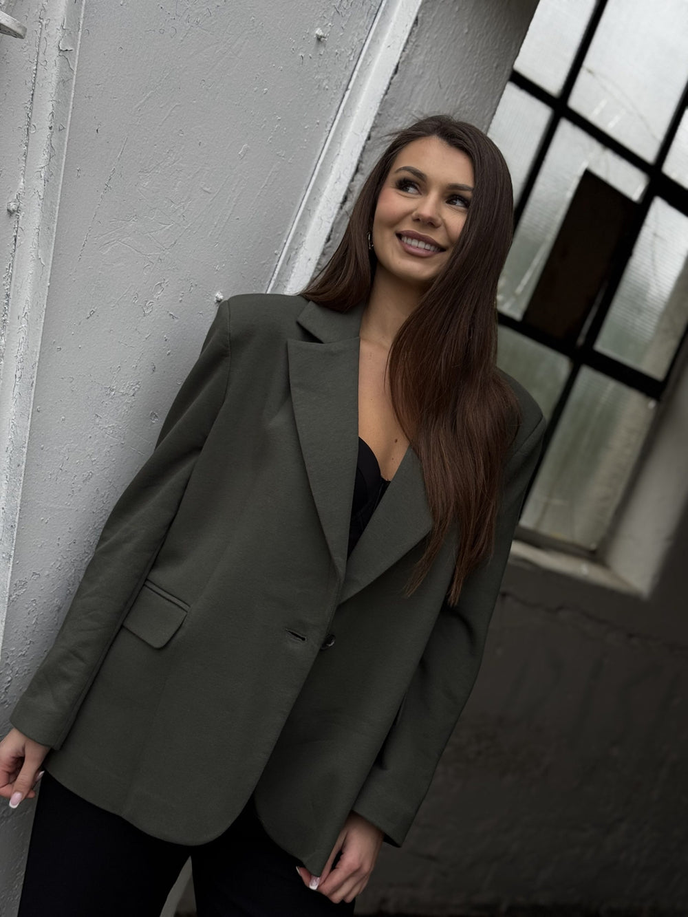 Marynarka dresowa khaki slay
