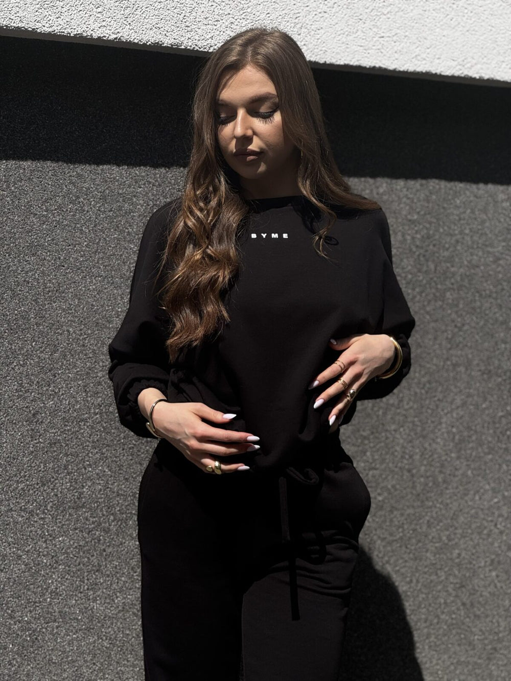 Komplet dresowy by me czarny