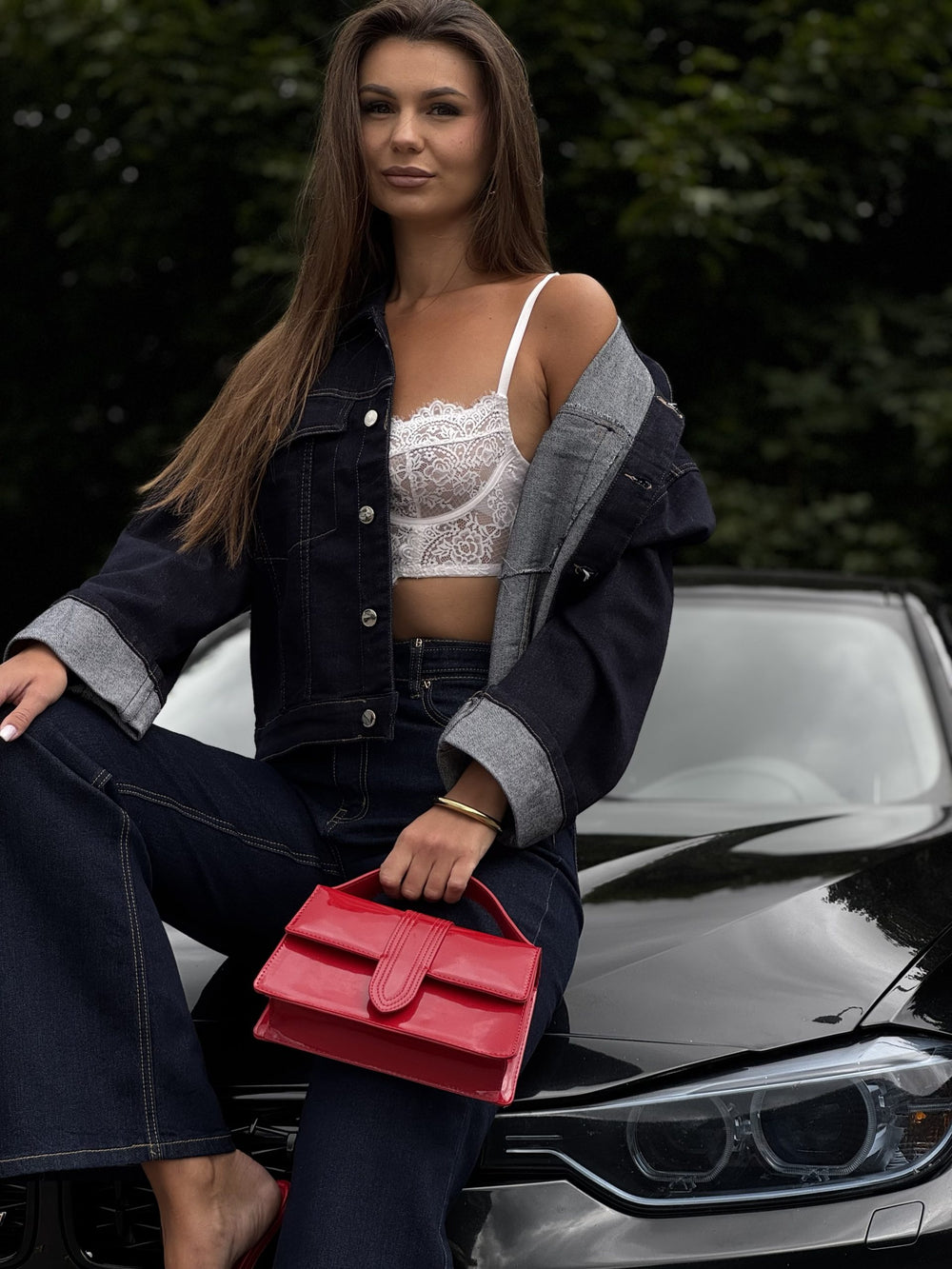 Katana ciemny jeans