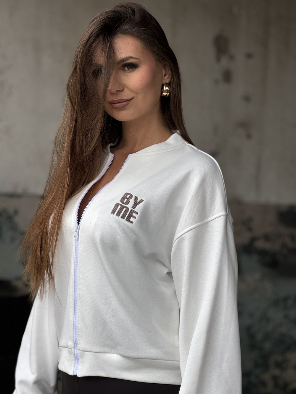 Bluza rozpinana by me ecru